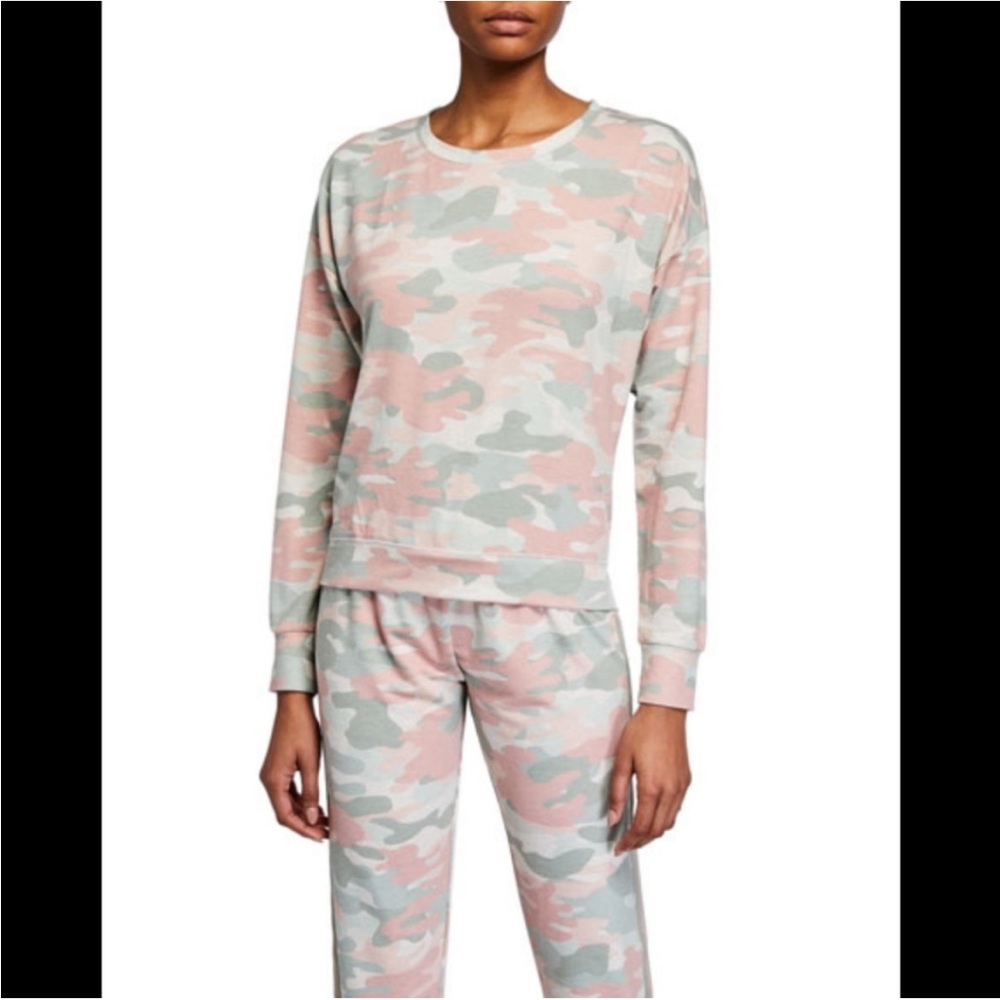 PJ Salvage Camo sweater top